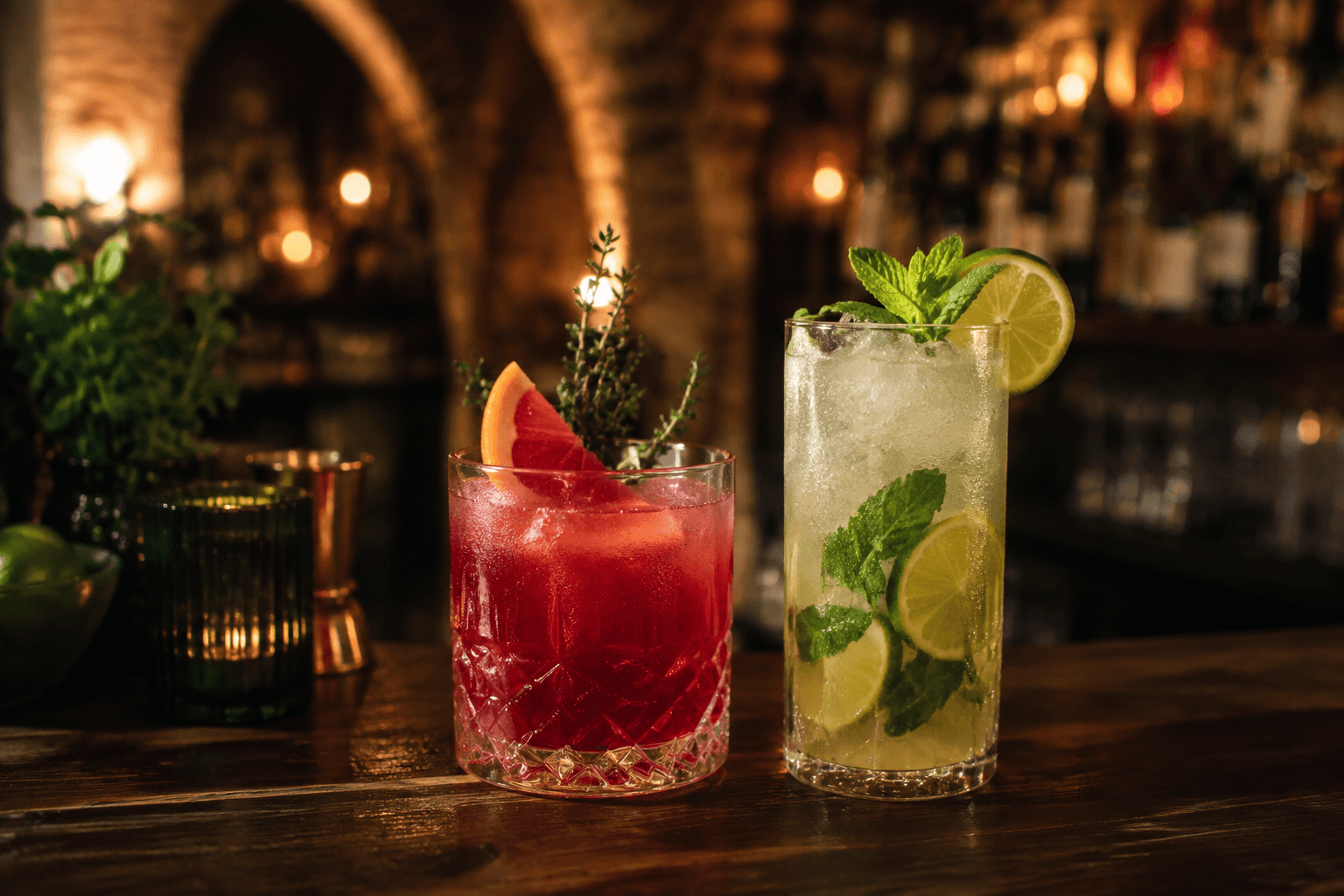 Une sélection de cocktails